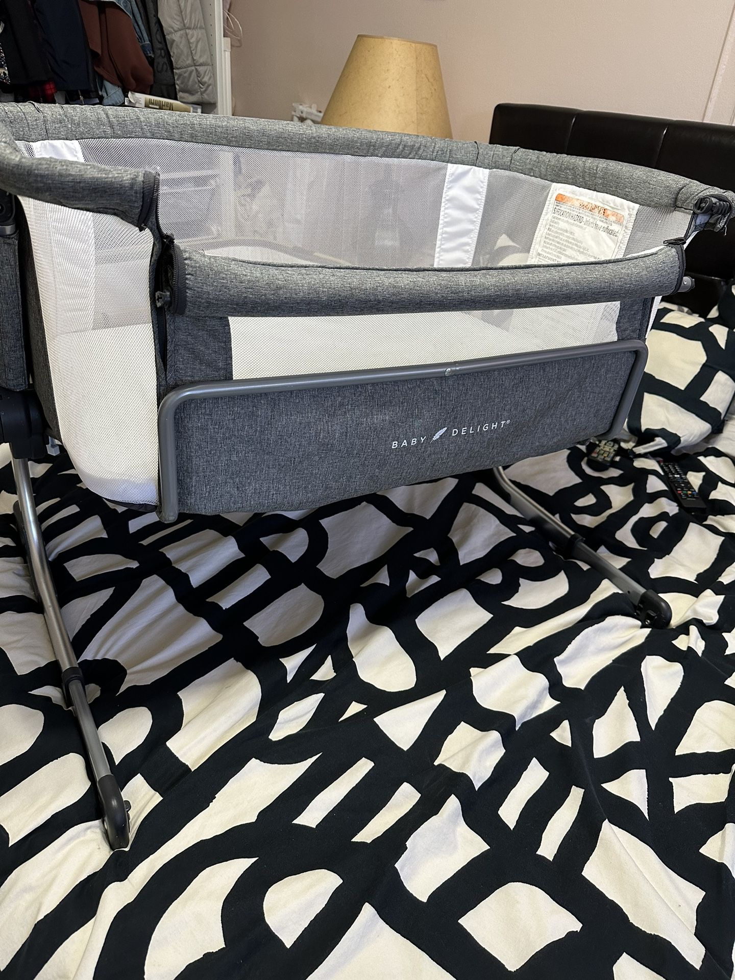 Baby Delight Bedside Bassinet Plus Baby Bjorn carrier And Mat