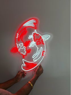 LED Koi Fish sign