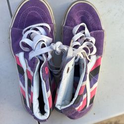 VANS - Purple Pink White Size Kids 1.5 