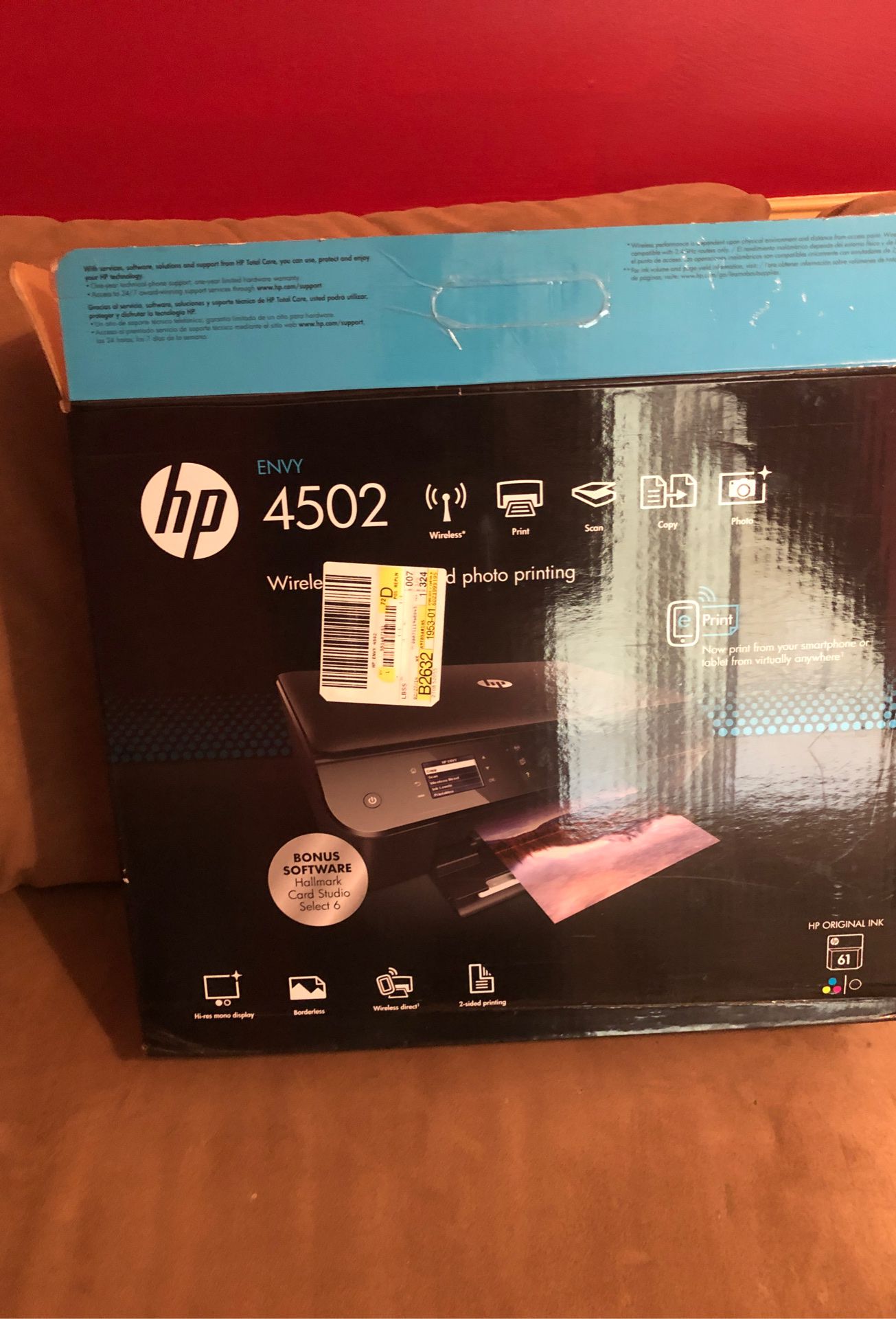 HP Envy 4502 wireless printer
