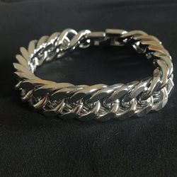 15mm Wide Stainless Steel Bracelet