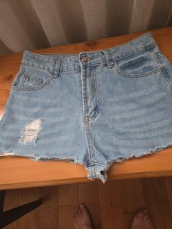 Denim shorts