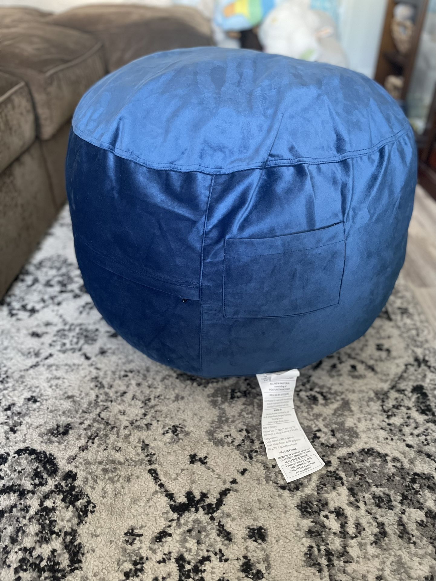 Bean Bag Ottoman
