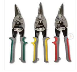 Straight, Left, and Right Cut Aviation Snip Set (3-Piece)