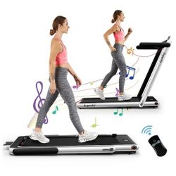 2.25HP 2 In 1 Single Display Screen Treadmill With Speaker remote control app