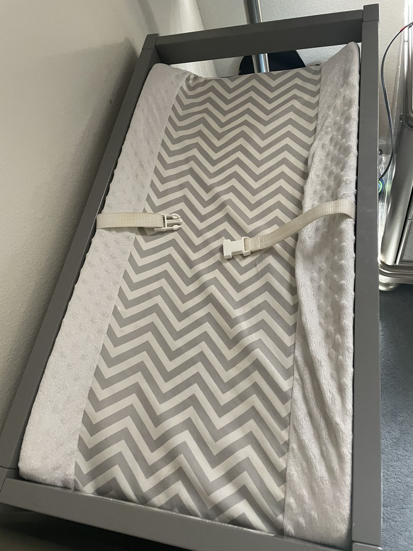 Grey Baby Changing Table