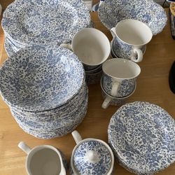 Chintz Cornflower Blue Dishes