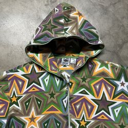 Vintage 2000’s Y2K CLH Bape Shark LRG Skate Hip Hop Full-Zip Hoodie Sweater XXL