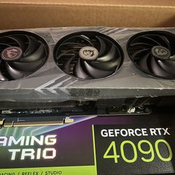 GeForce RTX 4090 MSI Gaming Trio, New, Never Used, Never Installed, Still Wrapped.