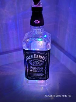 Jack Daniel's Bottle LED Light Lamp