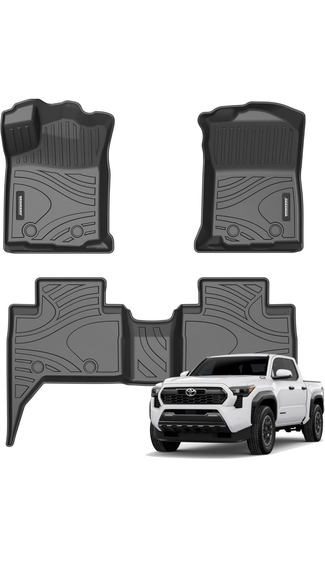 2016-2023 Toyota Tacoma All Weather Floor Mats