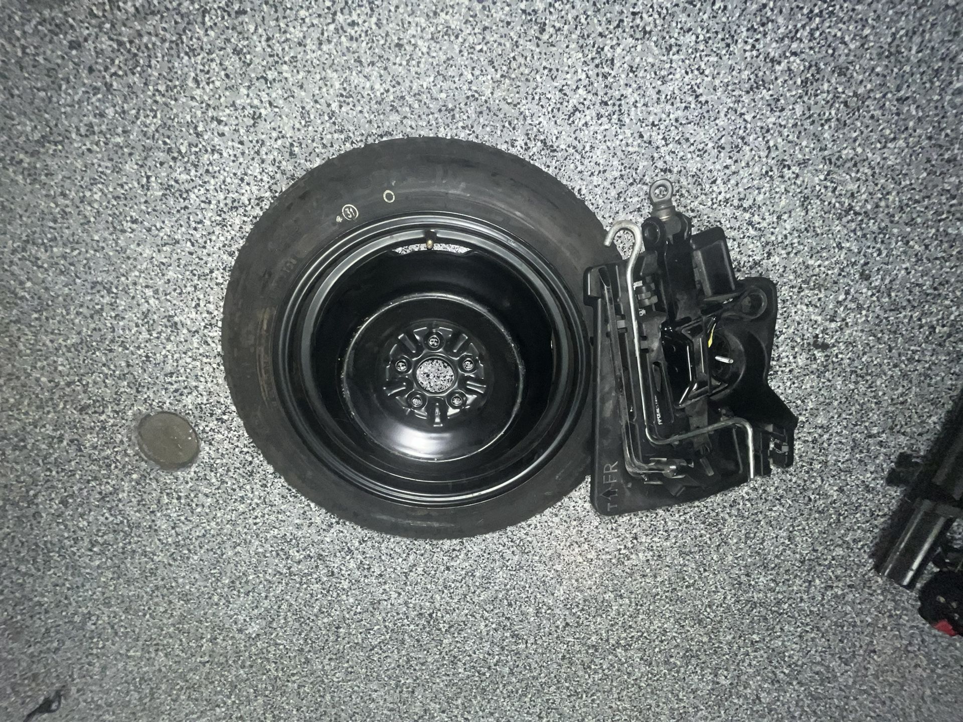 2010 To 2015 Toyota Prius Spare Tire And OEM jack Set Up