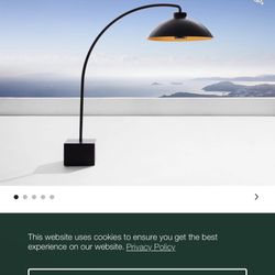 Brand New Arhaus Heatsail Outdoor Freestanding Dome Lamp