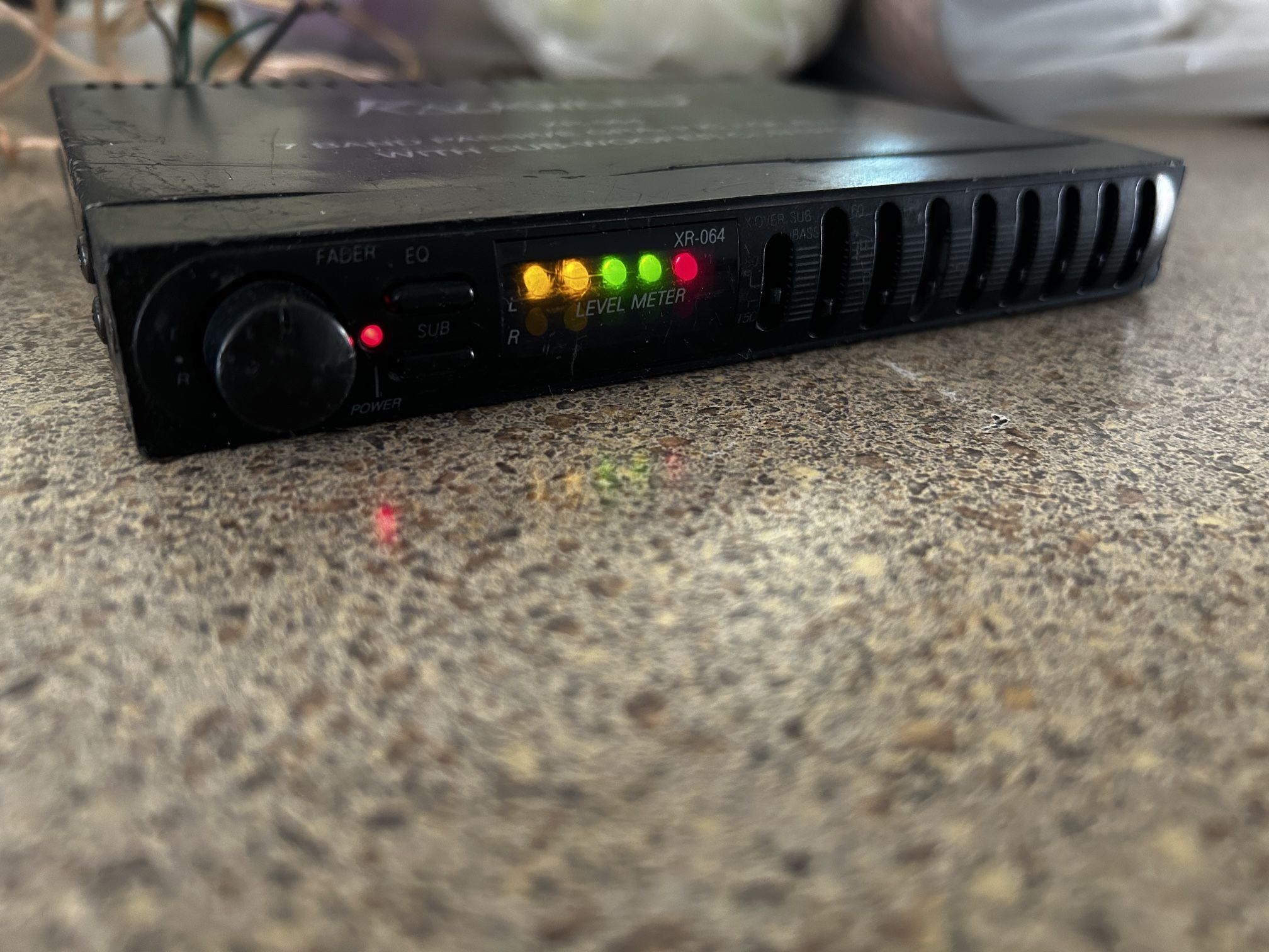Car EQ Old School Rockwood 7 Band Passive graphic equalizer perfect for speaker midbass mid high Bass subwoofers midrange