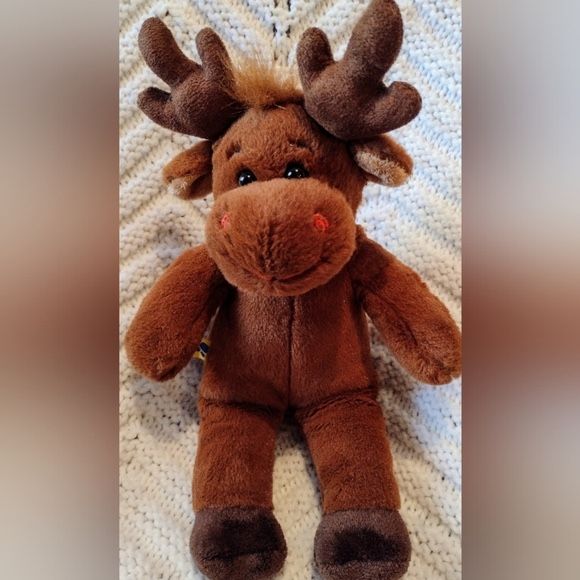Build a Bear Moose Plush Smallfrys Buddies Hal Holiday Stuffed Animal Toy Doll 