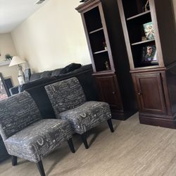 Chairs And Bookshelves 