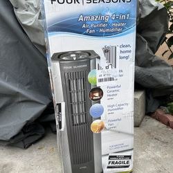 Electric heater, air purifier, fan, humidifier all in one for small medium room brand new