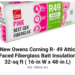 R49 ceiling insulation