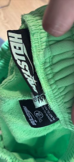 Hellstar shorts neon green