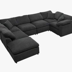 Brand New Grey Sectional Sofa 