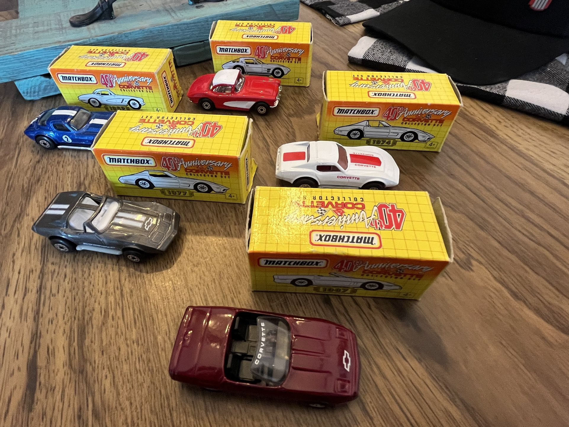 1993 Commemorative Matchbox Corvette Set