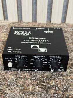 Testoscillator Sine/Square Wave Generator