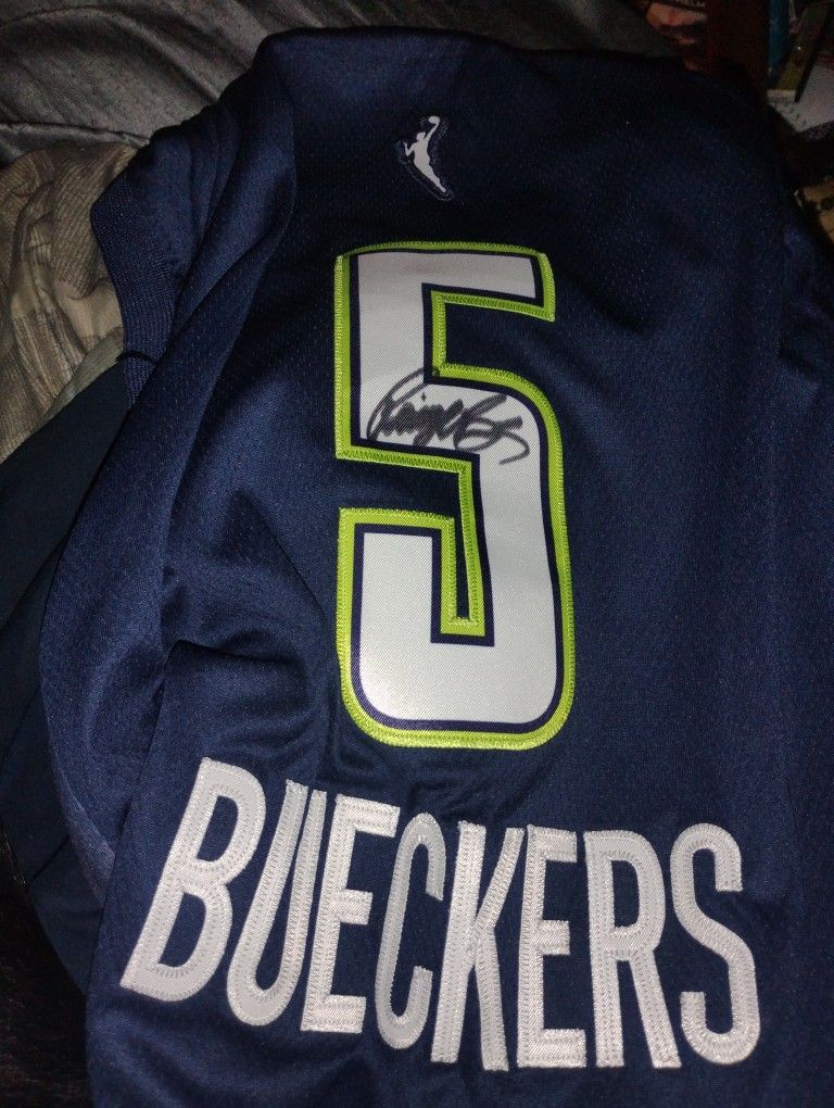 Paige Bueckers Signed Autograph Wnba Dallas Wings Jersey Auto