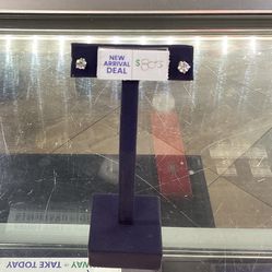 10k Gold Diamond Earrings