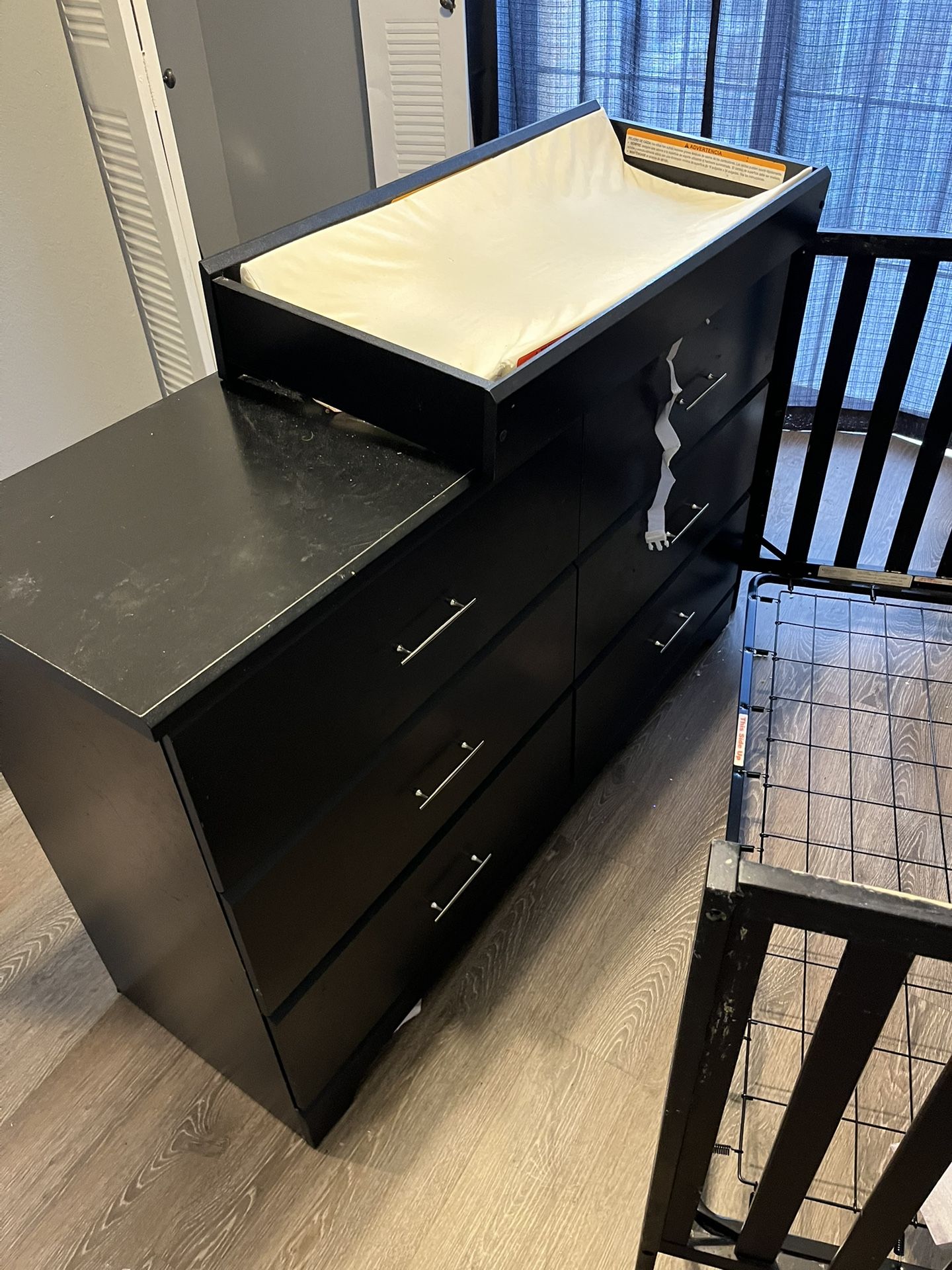 Dresser With Changing Table.. Bed Frame For Baby Or Toddle