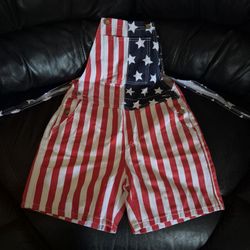 4th July Coveralls For Adults Size X Small 