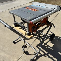 10” Table Saw Rigid $160
