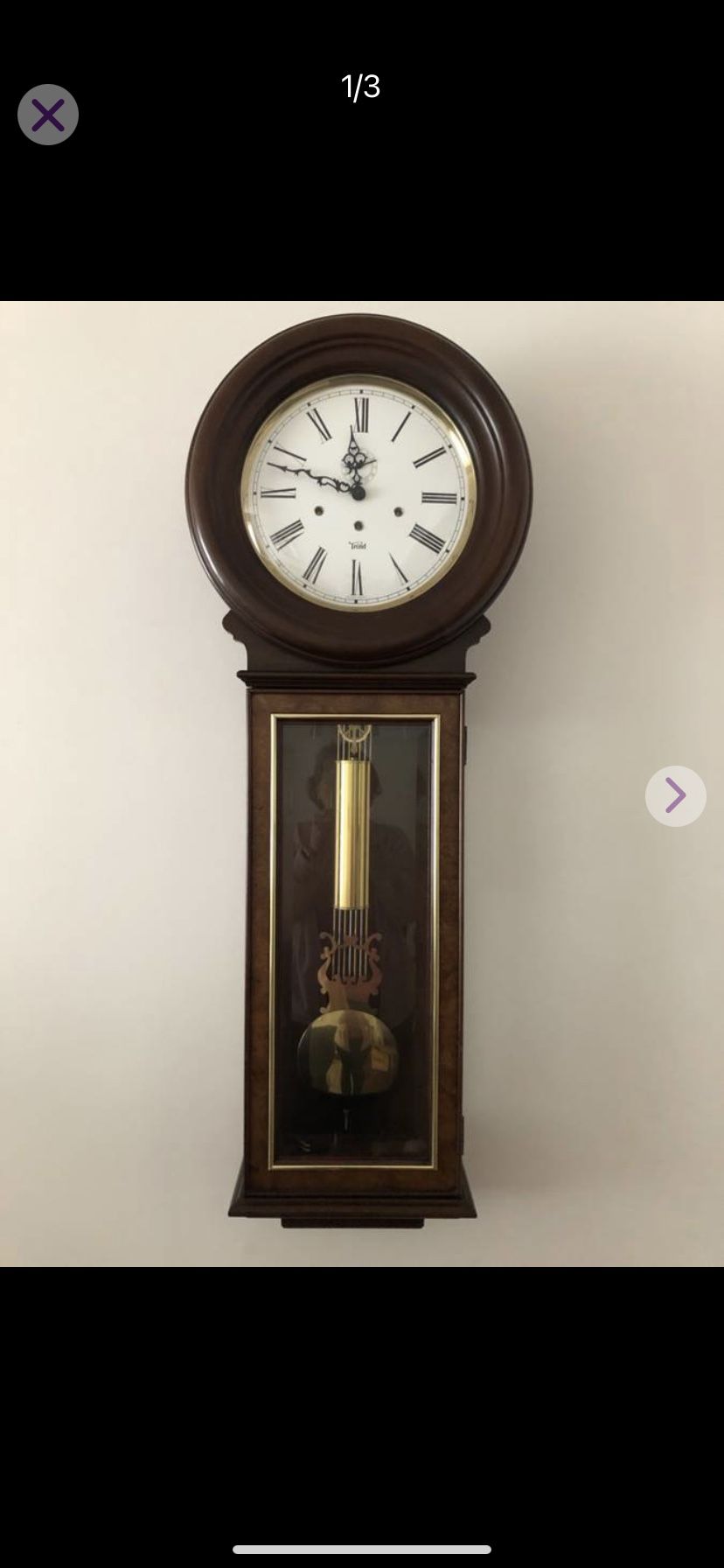 Trend Grandfather Wall Clock (1975)