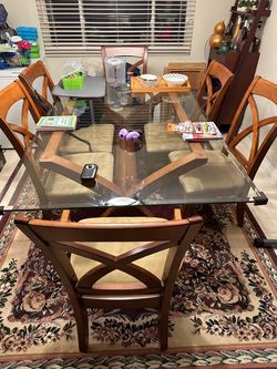 Modern Espresso Dining Set