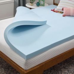 Linenspa Memory Foam Mattress Topper, Full Size - 3 Inch Gel