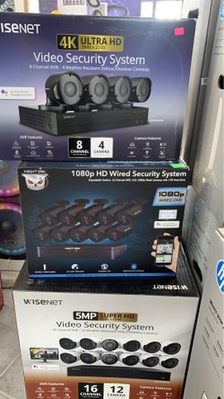 Video security cameras