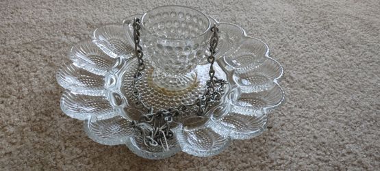 🐦VINTAGE DEVILED EGGS BIRD FEEDER🐦