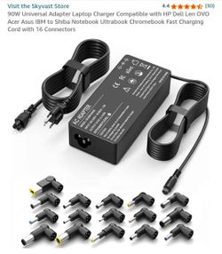 Charger Adapter for electronics laptop, lights, speakers, tv multi use