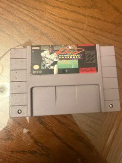 Ken Griffey Jr. Major League Baseball SNES Cartridge