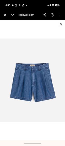 MADEWELL The Harlow Superwide Jean Short - 24