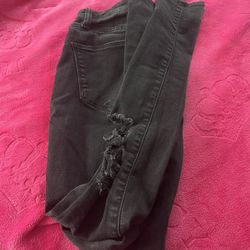 Size Small Ripped Black Jeans
