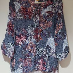 Ruby Rd Multicolor Blouse