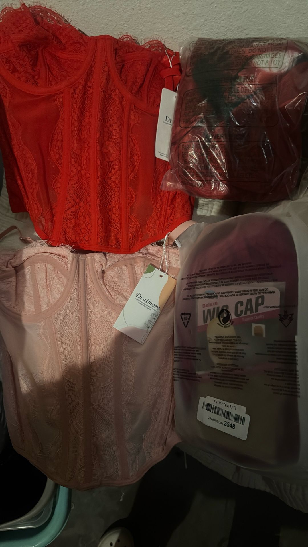 Corset and Wigs for Costume
