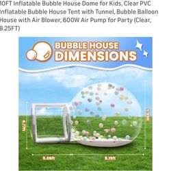Inflatable Snow Globe Bubble House