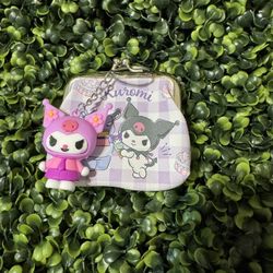 Kuromi Coin Bag & Key Chain 