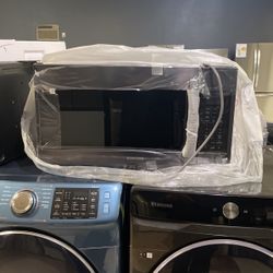 New Black Stainless Steel Microwave Over The Range Samsung💢💢