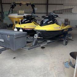 $3000  (2) 2003 Sea-Doo GTX Supercharged  - Wakeboard Edition