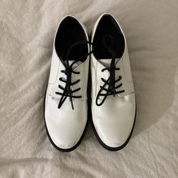 Faux Leather Platform Shoes