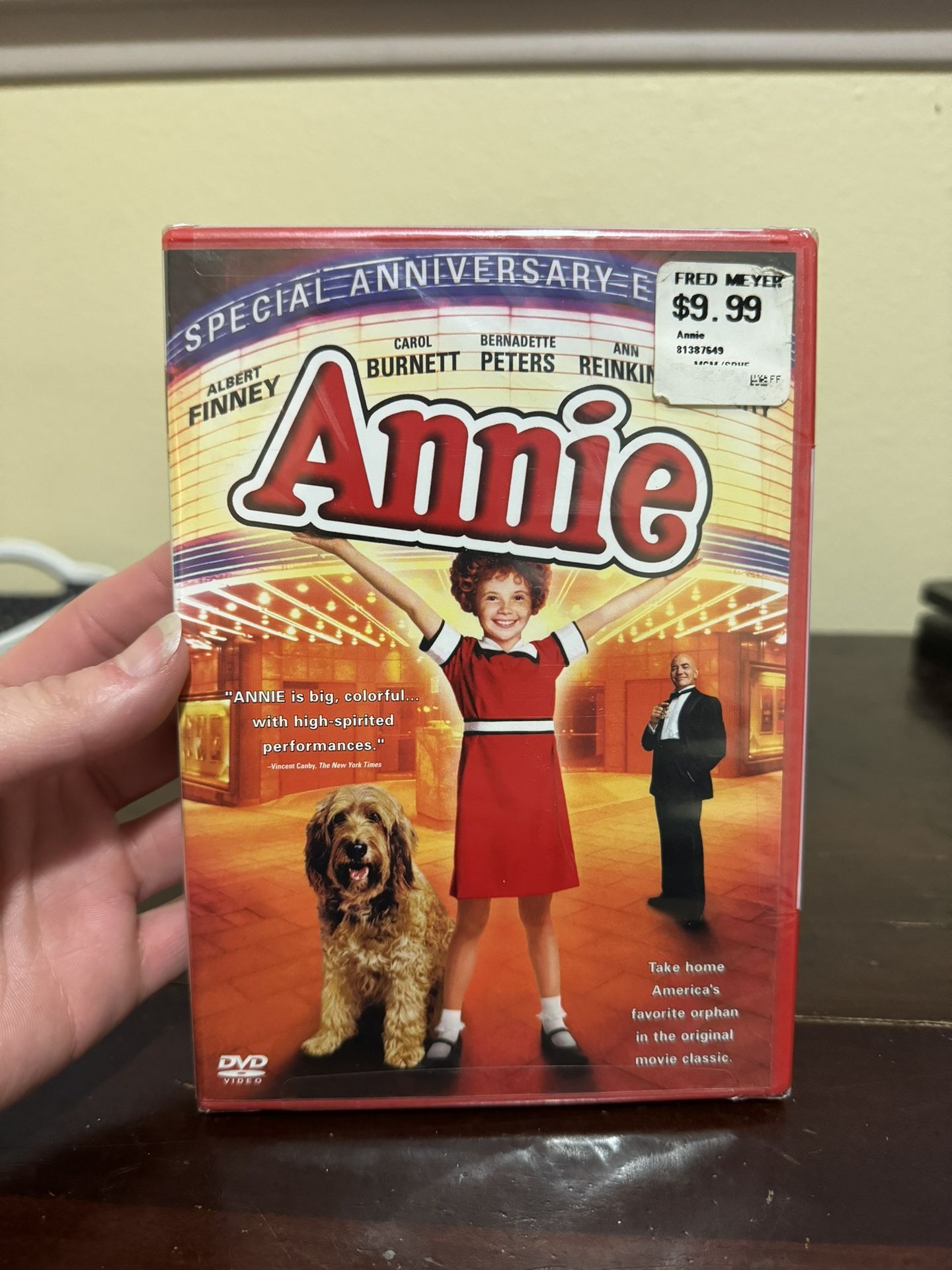 Annie the Musical DVD Movie Brand New and Sealed Special Anniversary Edition