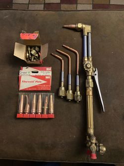 Oxy-Acetylene Torch Set with Tips and Accessories