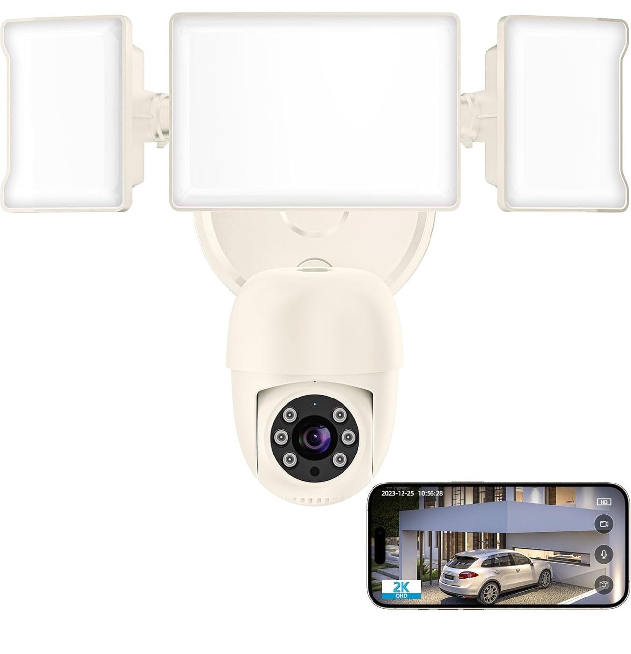 Olafus Floodlight Camera Outdoor